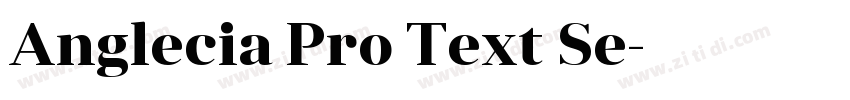 Anglecia Pro Text Se字体转换